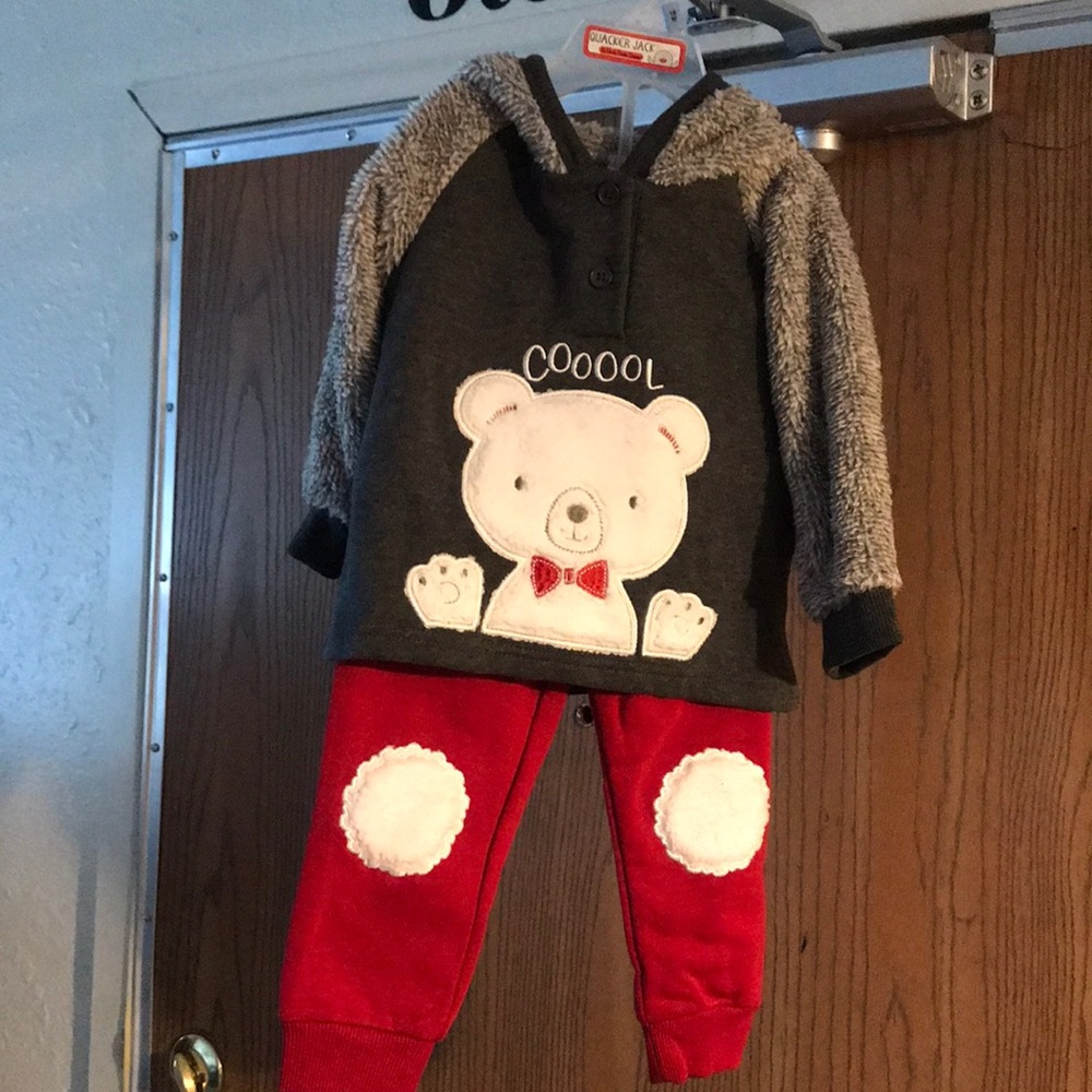 Baby Boys 18M&24M Quacker Jack 2pc Jogging suit